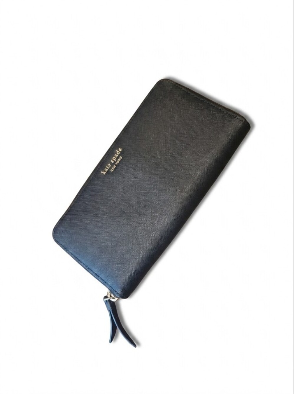 Kate Spade Black Leather Continental Wallet